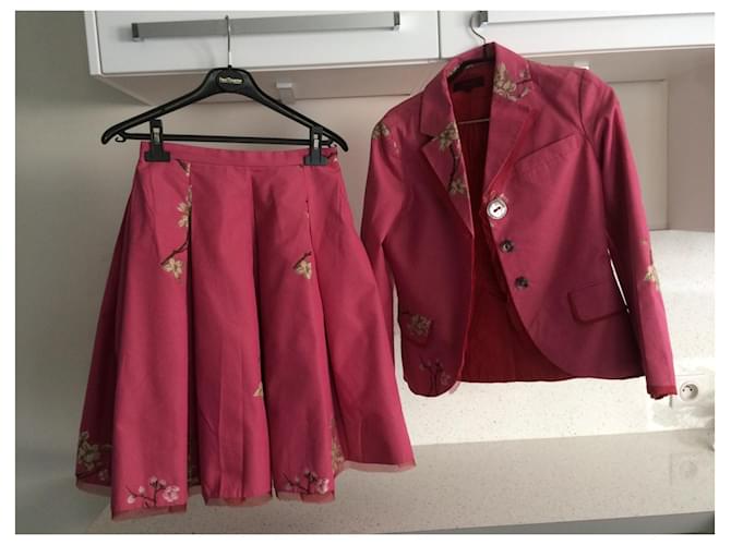 Kenzo Rock Anzug Pink Viskose  ref.888168