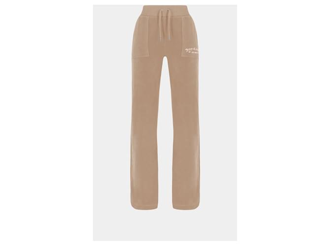 Juicy Couture Un pantalon, leggings Coton Polyester Beige  ref.888233