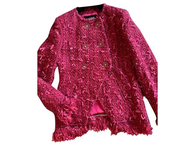 Chanel 11Chaqueta de tweed con lazo Cosmopolite de K$ Multicolor  ref.888602