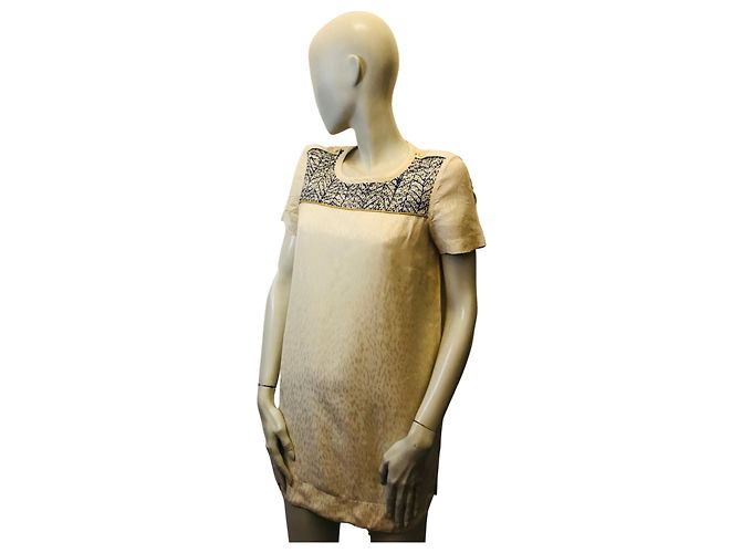 SéZane Latzkleid Eierschale Aus weiß