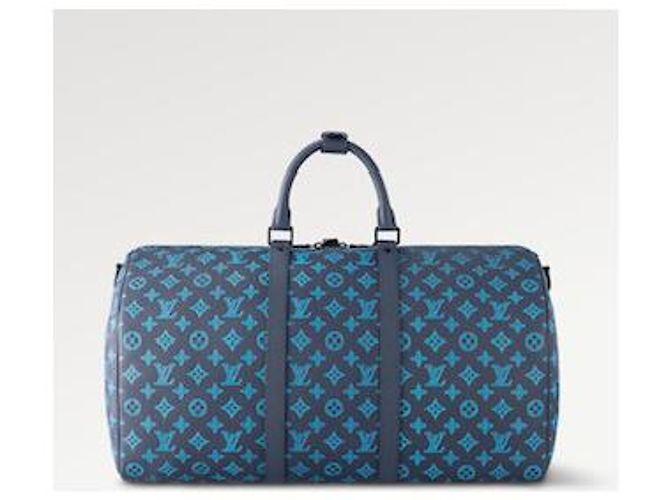 Louis Vuitton LV Keepall 50 monograma azul