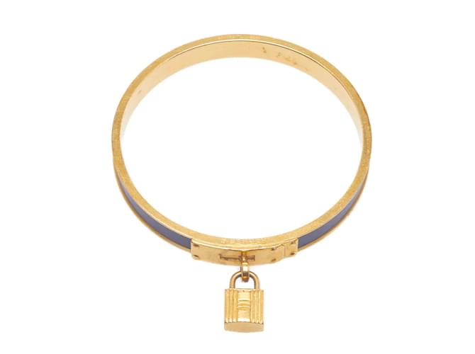 Hermès Bracelet Kelly Métal Bleu  ref.888776