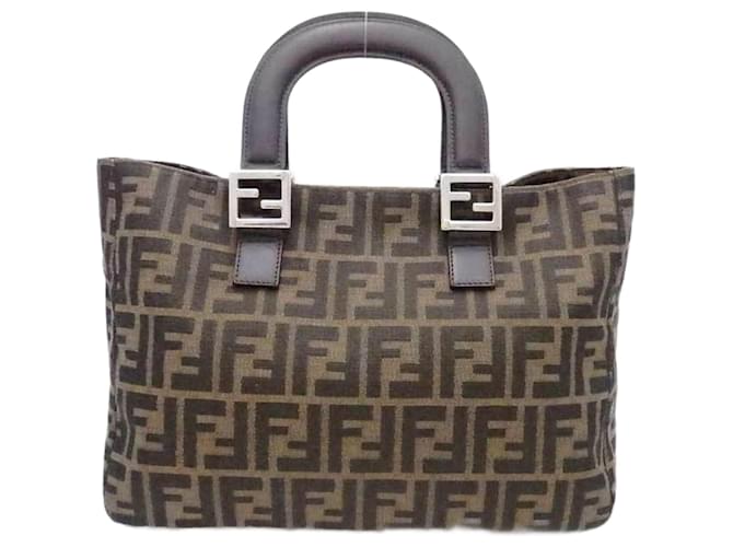 Zucca Fendi Marrom Lona  ref.889281