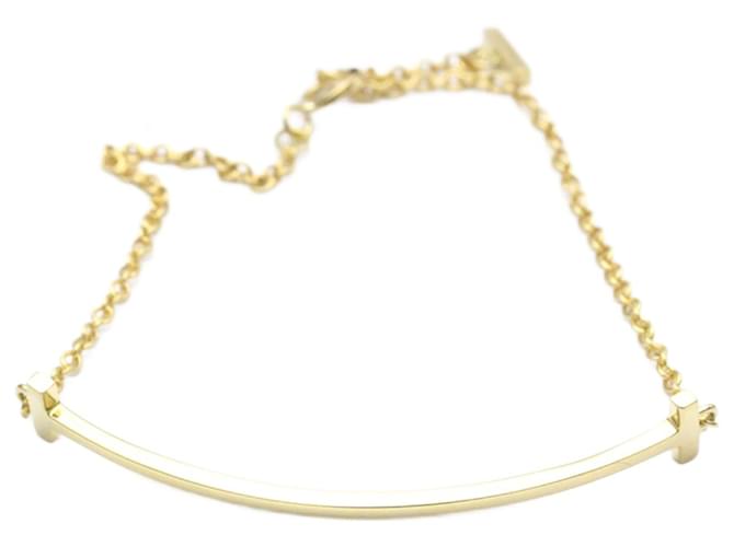 Tiffany & Co T Smile Golden Gelbes Gold  ref.889286