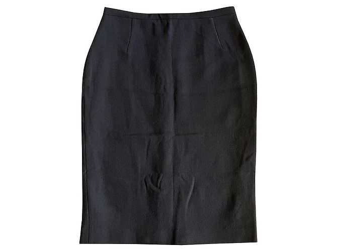 Autre Marque Midirock aus grauer Wolle