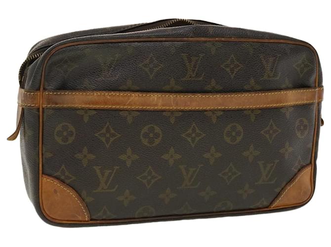Louis Vuitton Monogram Compiegne 28 Clutch Bag M51845 LV Auth bs4819 Cloth  ref.890061