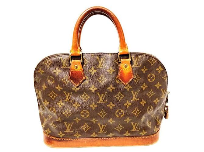 Louis Vuitton Alma Vintage Brown Leather  ref.879281