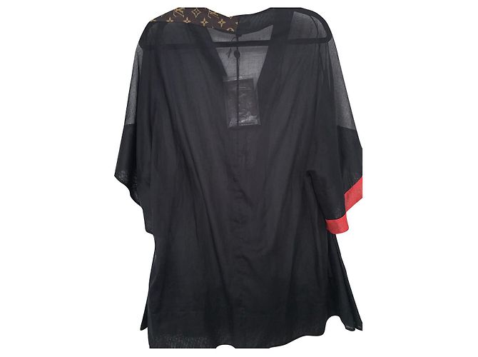 Louis Vuitton tuniche Nero Cotone