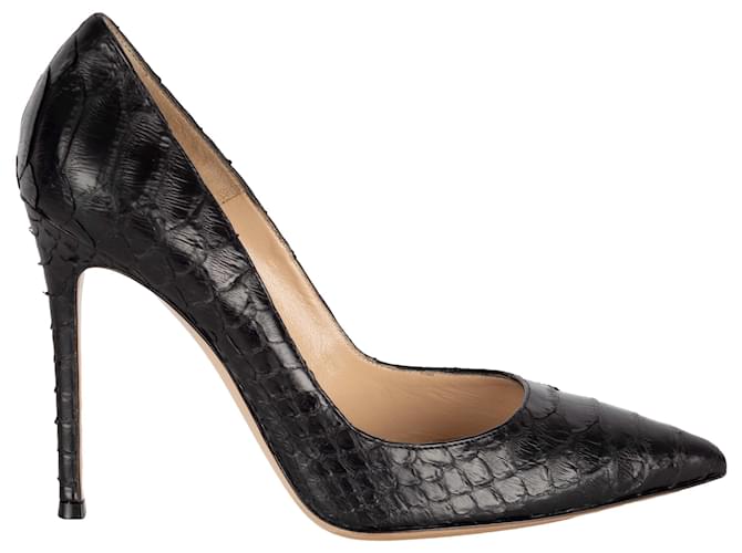 Zapatos de tacón de piel de serpiente de Gianvito Rossi Multicolor Cuero  ref.889128