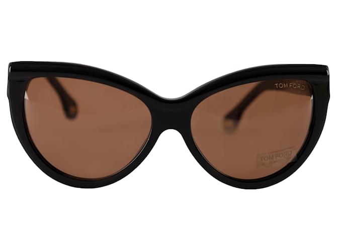Gafas de sol ojo de gato Tom Ford Negro Acetato Fibra de celulosa  ref.889225