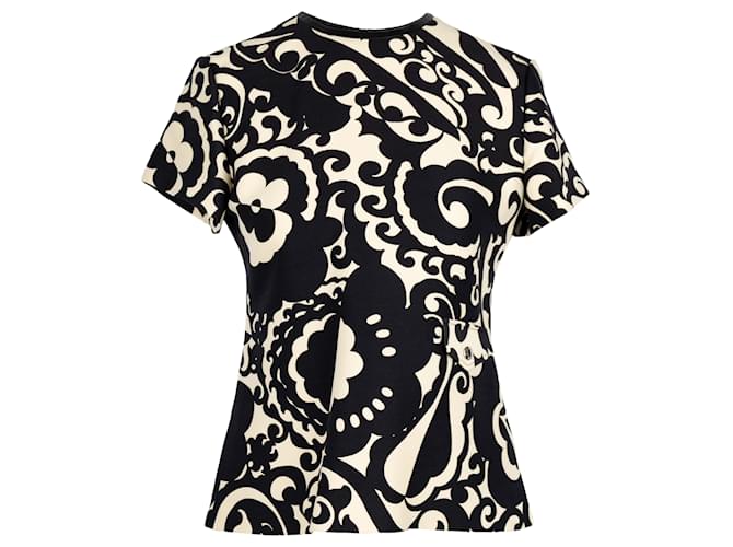 Camicetta T-shirt stampata Louis Vuitton Multicolore Lana  ref.889235