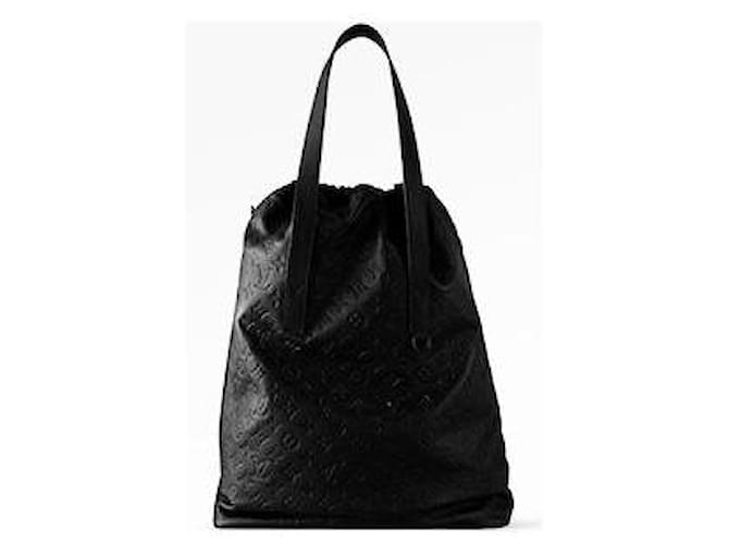 Louis Vuitton LV Helmet bag Monogram black leather  ref.889926