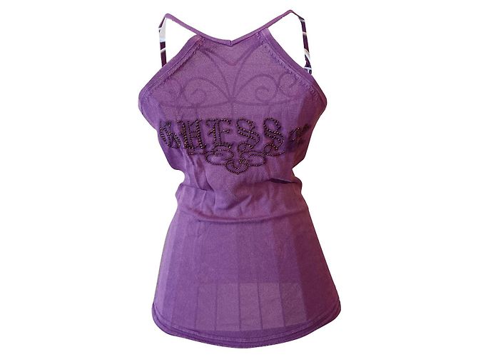 Guess Tanktop lila Viscose