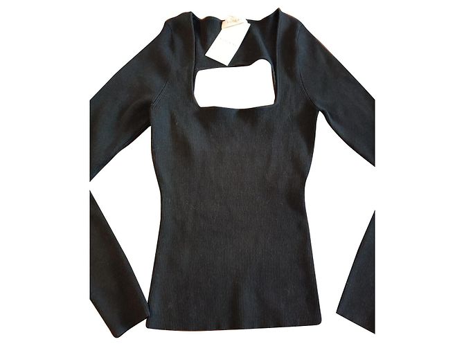 KOOKAÏ Pullover schwarz aus Viskose