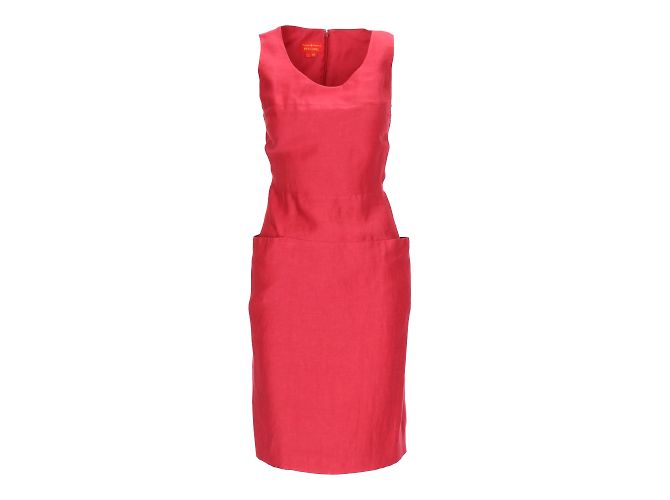Vivienne Westwood Red Label Leinenkleid Rot