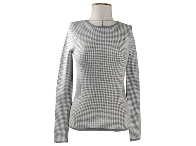 Allude Tricots Cachemire Laine Gris  ref.890559