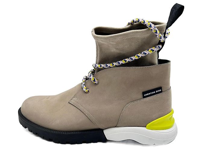Baskets DIOR EU 39 en daim Beige