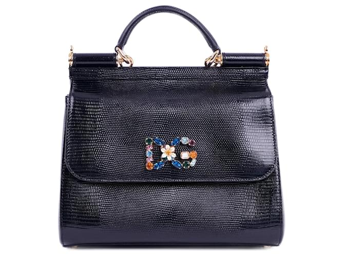 Cross body bags Dolce & Gabbana - Bag in nappa leather with jeweled heart -  BB6711A101687503