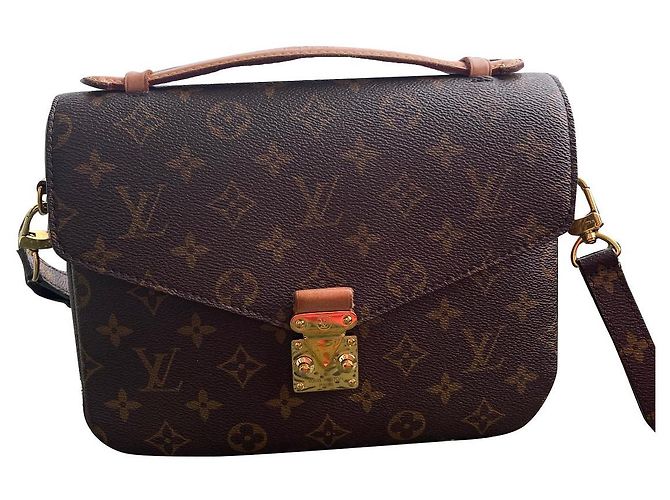 Metis Bolsa de mão Louis Vuitton Métis em couro marrom