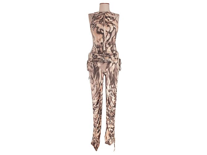 Autre Marque Ensemble Body et Pantalon Materielles Tbilisi Multicolore