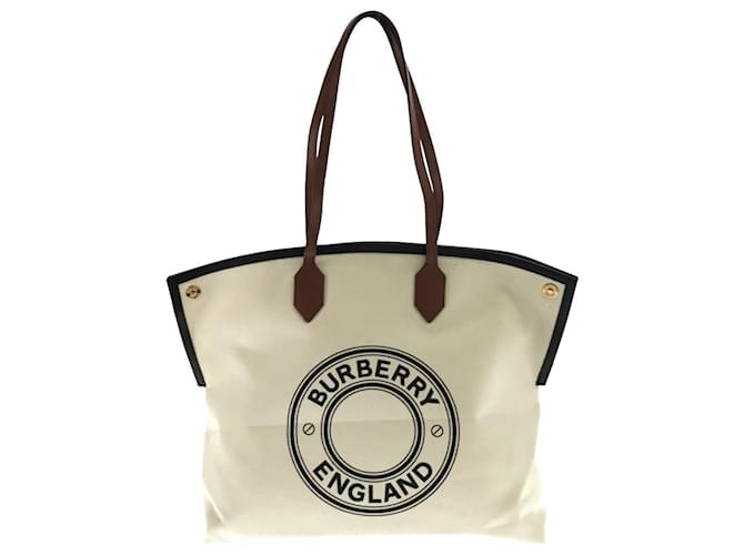 sociedad burberry Beige Lienzo  ref.890950