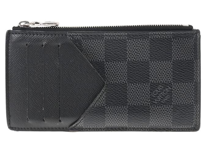 Louis Vuitton Porte-monnaie et porte- carte Black Cloth ref.891076 - Joli  Closet