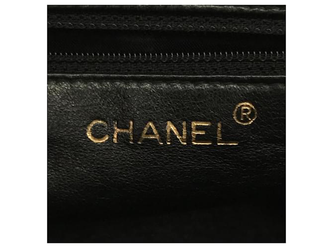 Classique Chanel Matrasse Cuir Noir  ref.891077
