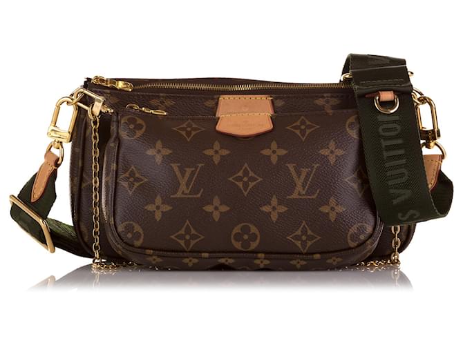 Multi pochette accessoires cloth crossbody bag Louis Vuitton Brown
