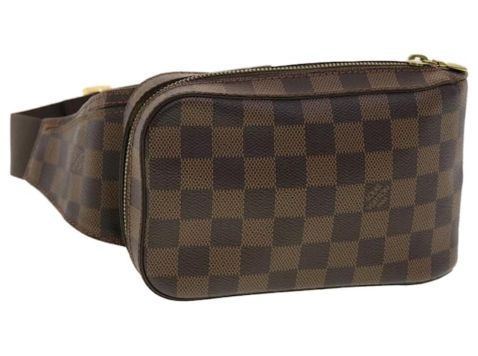 Louis Vuitton Damier Geronimos Leather Fabric Brown Cross body bag
