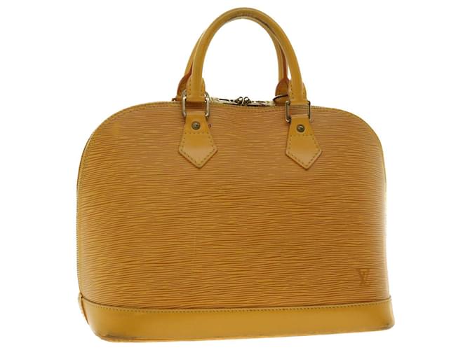 Louis Vuitton Tassil Yellow EPI Leather Alma PM Bag