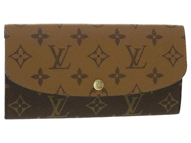 Emilie Wallet Monogram Reverse Canvas - Wallets and Small Leather