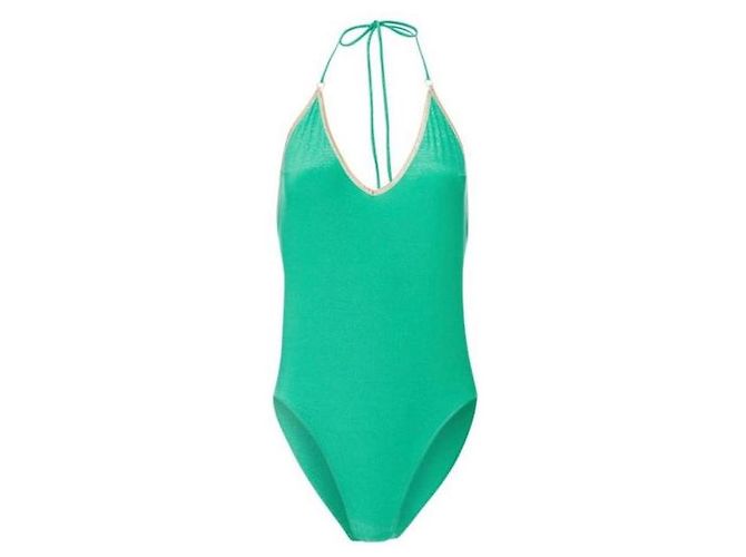 Autre Marque Badebekleidung aus Jersey in Metallic Grün