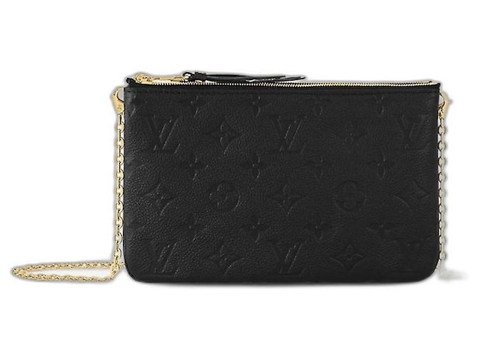Louis Vuitton Pochette zippée doublée LV neuf Noir
