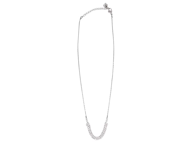Swarovski Subtle Necklace Crystal Galaxy Style 5217771 in silver metal Silvery  ref.891592