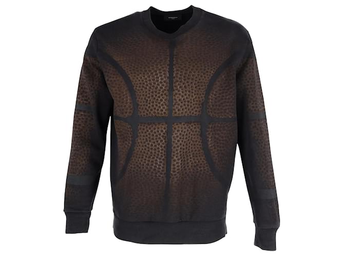 Givenchy Basketball Print Sweater in Brown Cotton  ref.891597