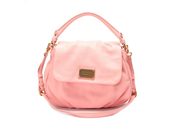 Marc Jacobs Leather Two-Way Bag Pink  ref.891670