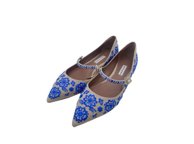 TABITHA SIMMONS  Ballet flats T.EU 39.5 cloth Blue