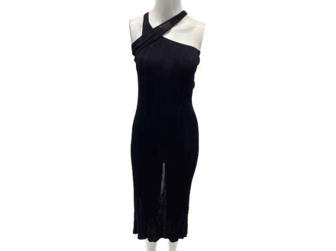 Autre Marque AYA MUSE Kleider T.International S Viskose Schwarz