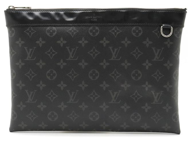 Louis Vuitton Discovery Preto Lona  ref.891921