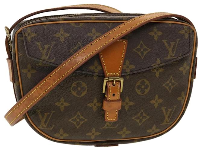 Jeune fille leather crossbody bag Louis Vuitton Brown in Leather