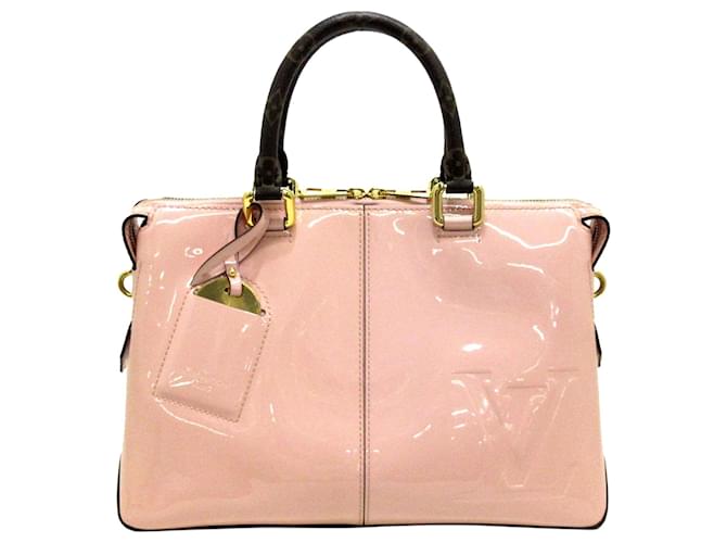 Louis Vuitton Pink Vernis Miroir Tote Leder Lackleder  ref.892357
