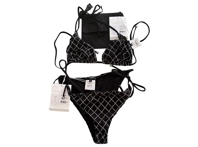 Cambon Chanel Badebekleidung Schwarz