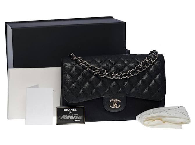 Sac Chanel Zeitlos/Klassisches schwarzes Leder - 101192  ref.892421