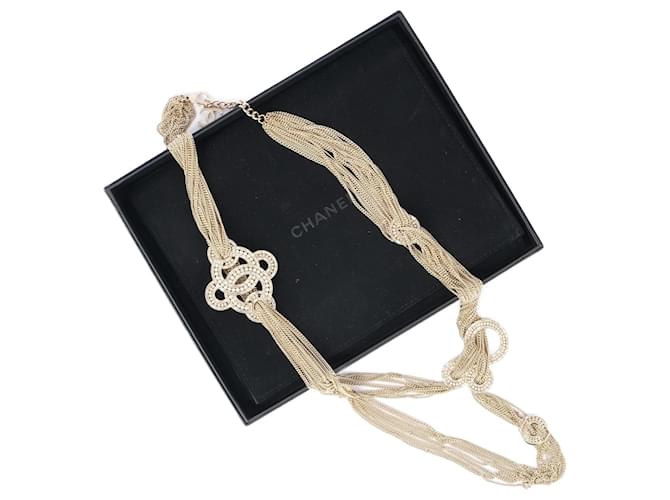 Timeless CHANEL  Long necklaces T.  metal Golden  ref.892449