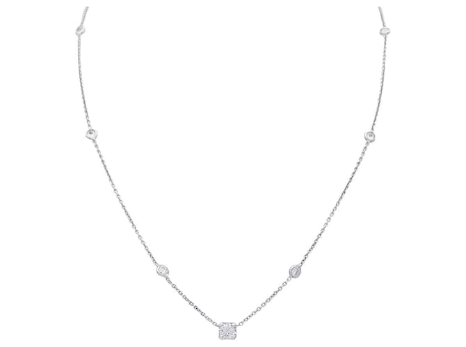 inconnue White gold and diamond necklace.  ref.892498