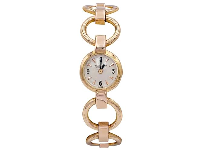 Jaeger Lecoultre Reloj Jaeger-Lecoultre de oro amarillo y rosa. Oro rosa  ref.892503