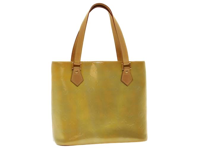 Louis Vuitton Houston Yellow Patent leather  ref.893063
