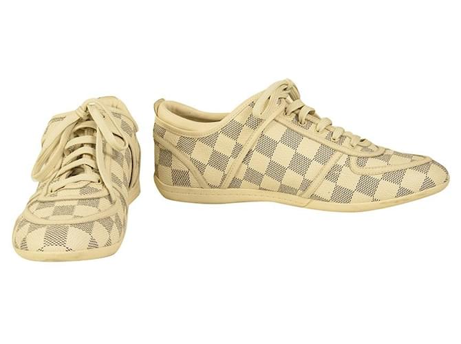 Louis Vuitton Brown & White Damier Trainers