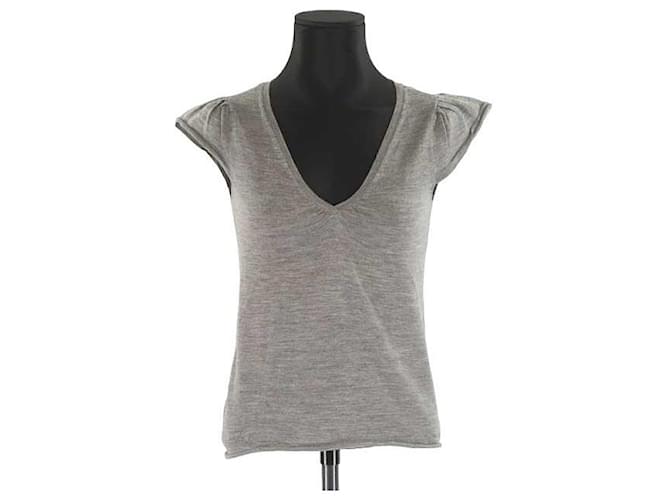 T shirt Zadig Voltaire 36 Grey Wool ref.893933 Joli Closet