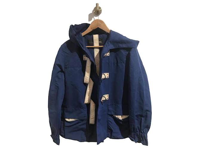 Louis Vuitton - Authenticated Coat - Synthetic Blue For Woman, Very Good condition